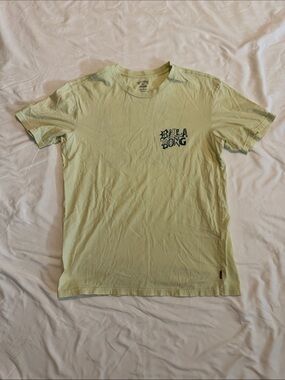 Billabong Men’s Pale Green Chest Logo Short Sleeve Tee
